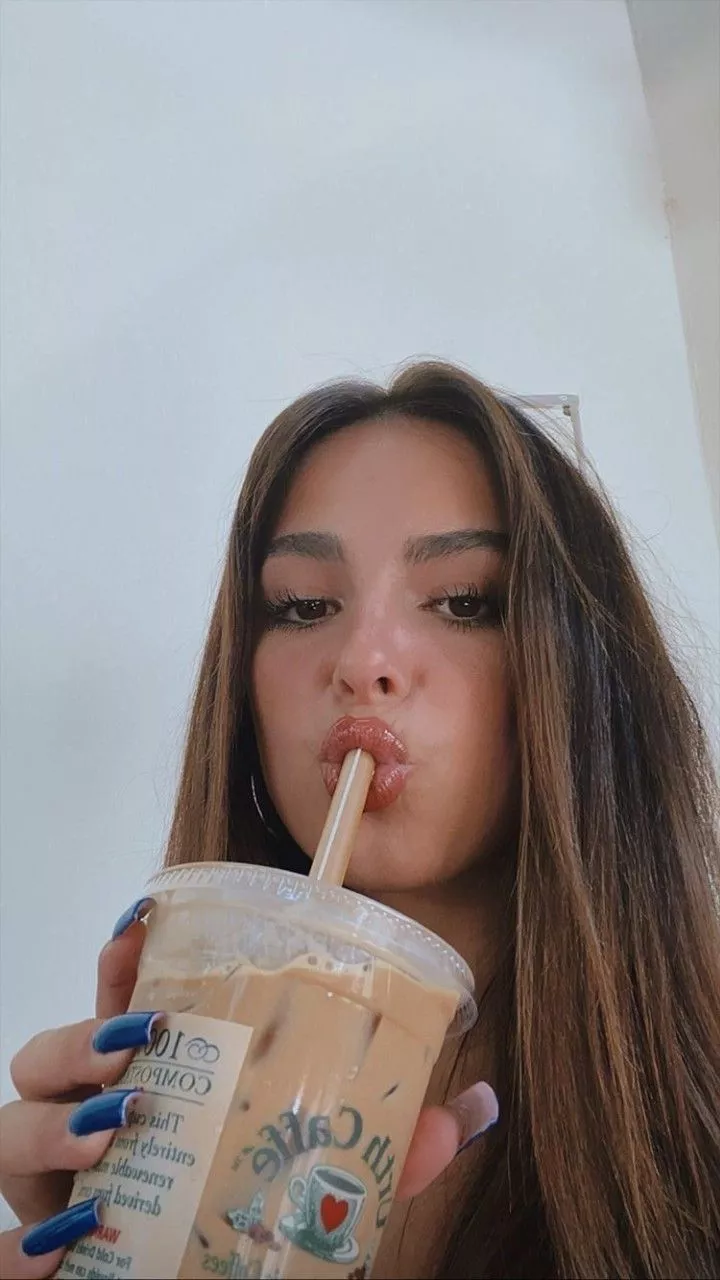 Addy rae drinking