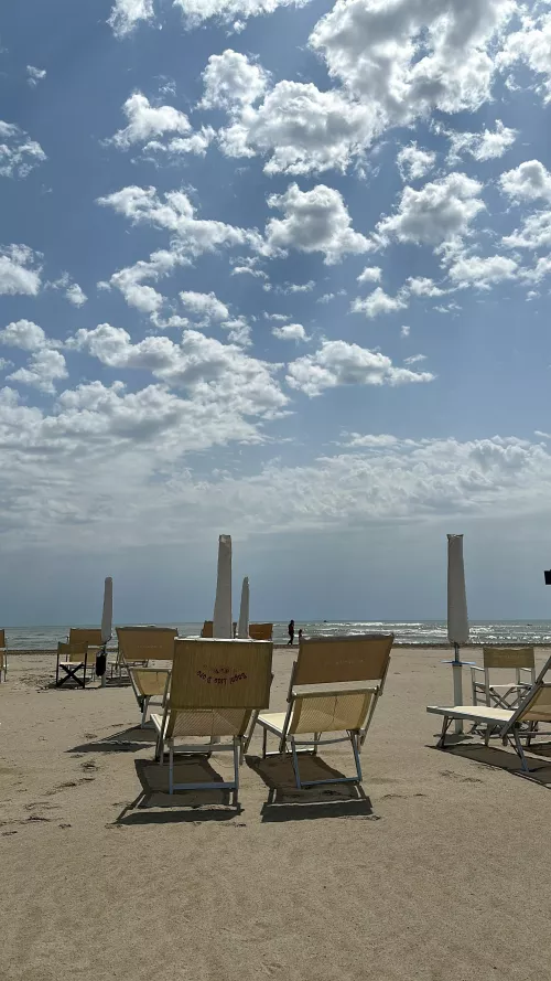 After wind and rain in Adriatic Sea