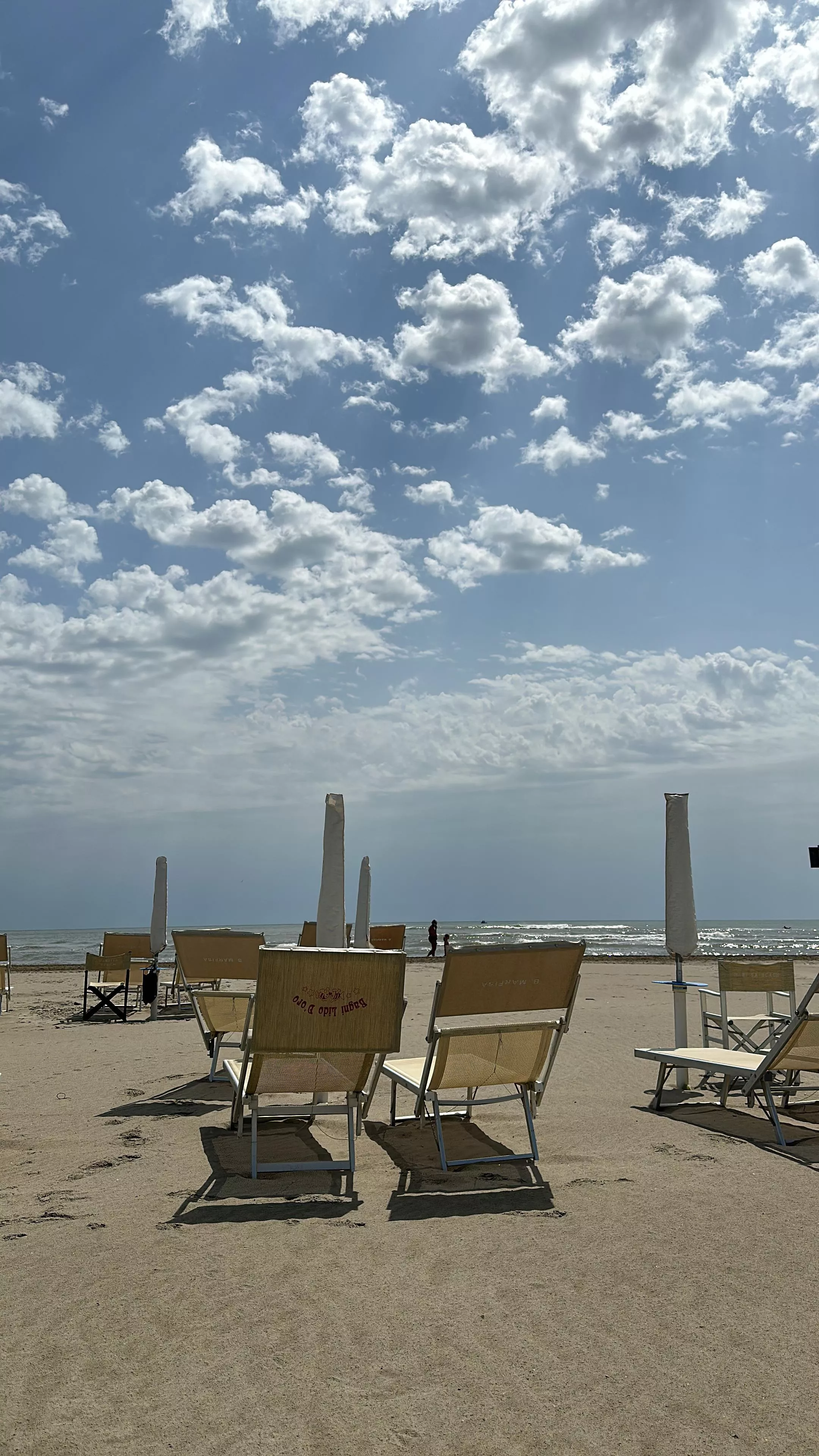 After wind and rain in Adriatic Sea