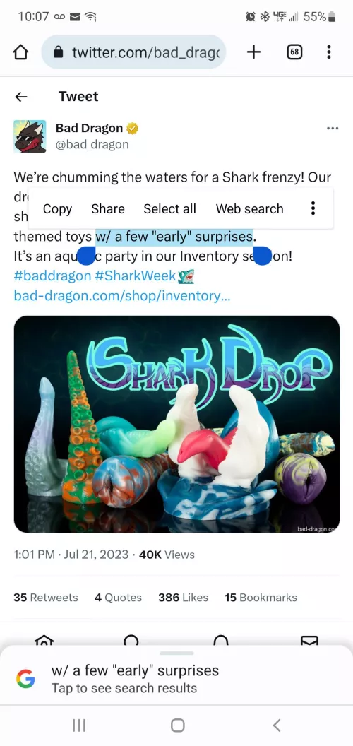 BD told us we'd see Nokken last week. Will probably drop Friday