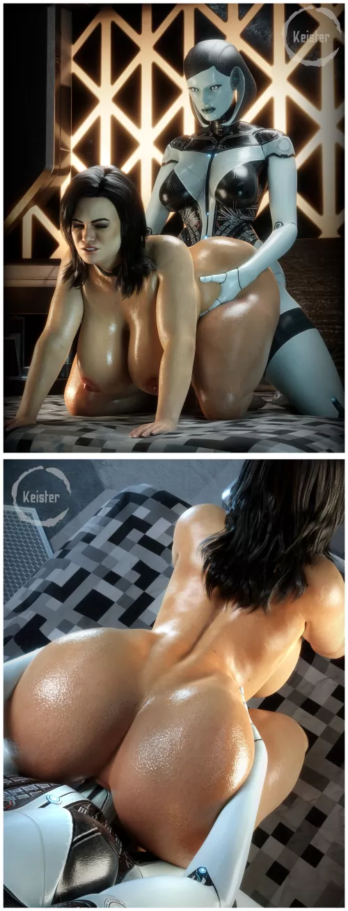 EDI taking thicc Miranda to pound town. Miranda Lawson (Keister3D)