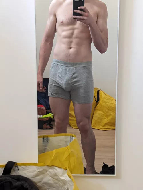 Gray is always a bit revealing