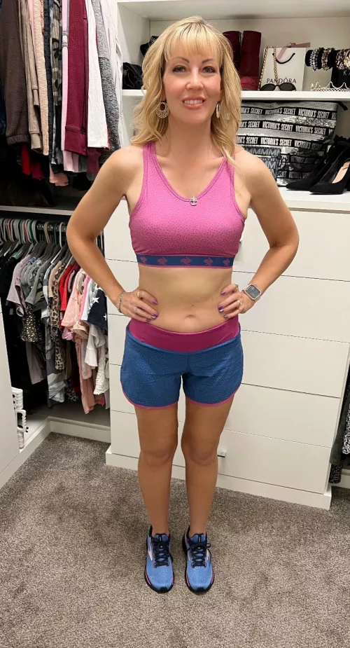 I am ready for my workout!