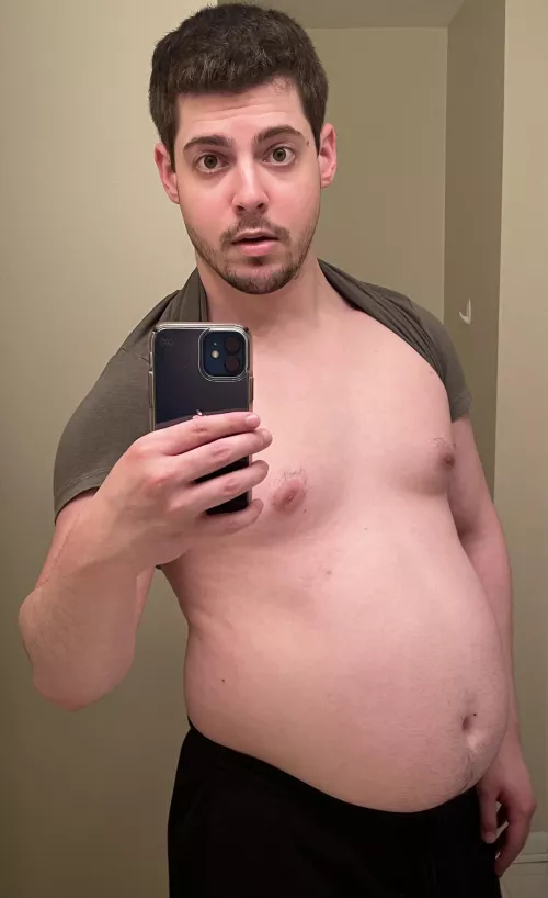 I feel like my belly looks pregnant..