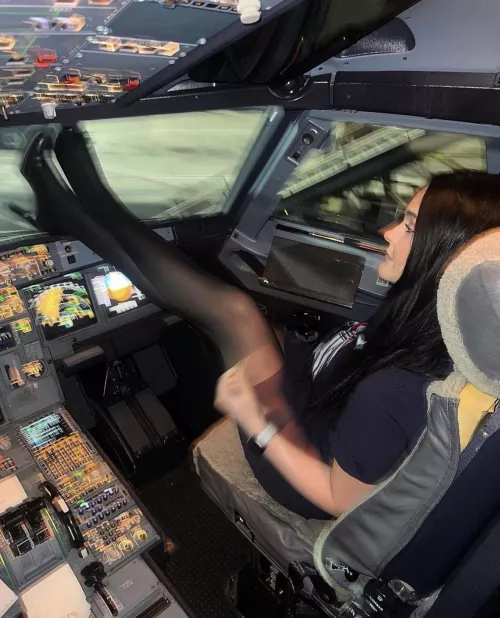 In the cockpit 🇮🇹