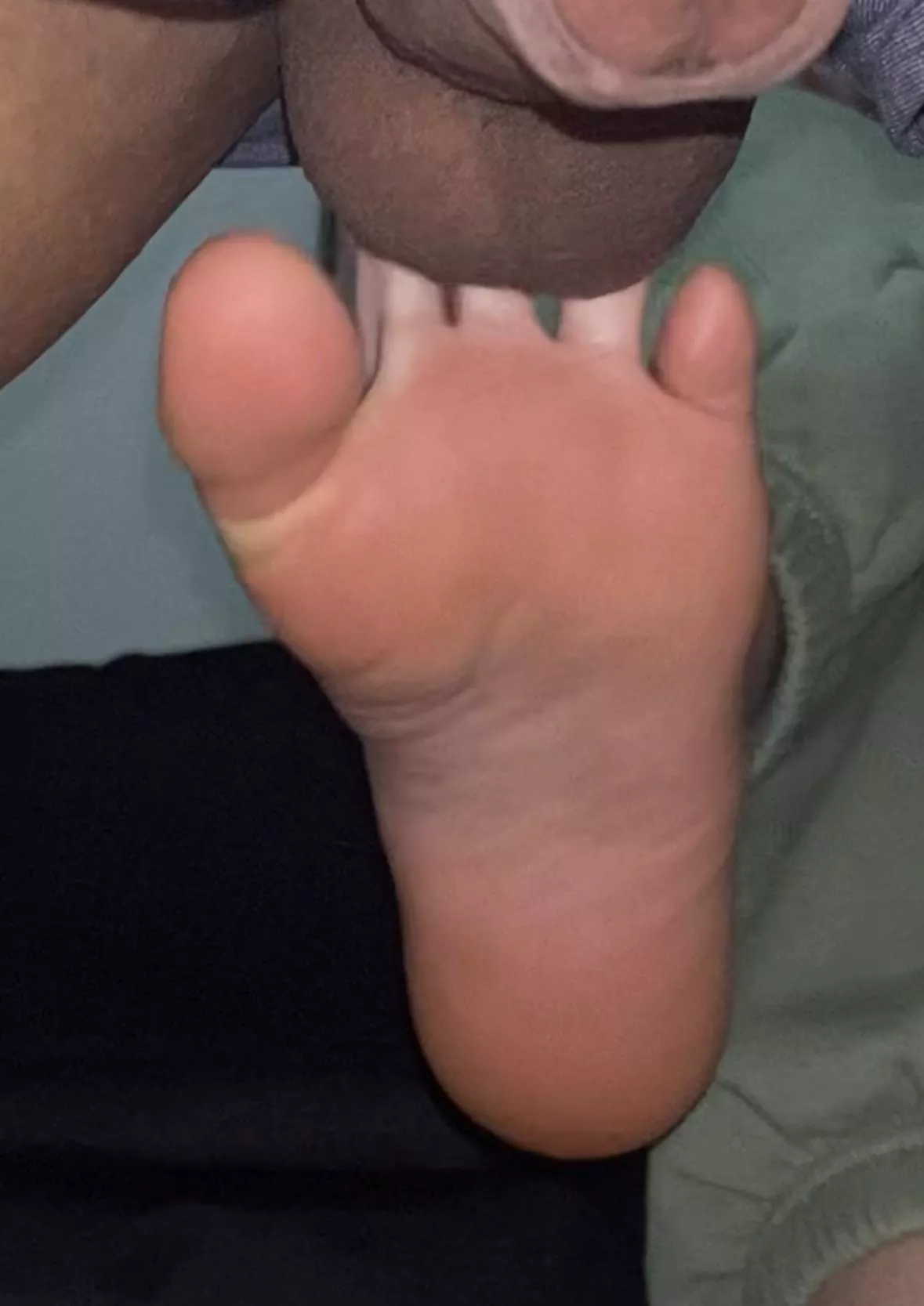 Moments before he almost lost a nut