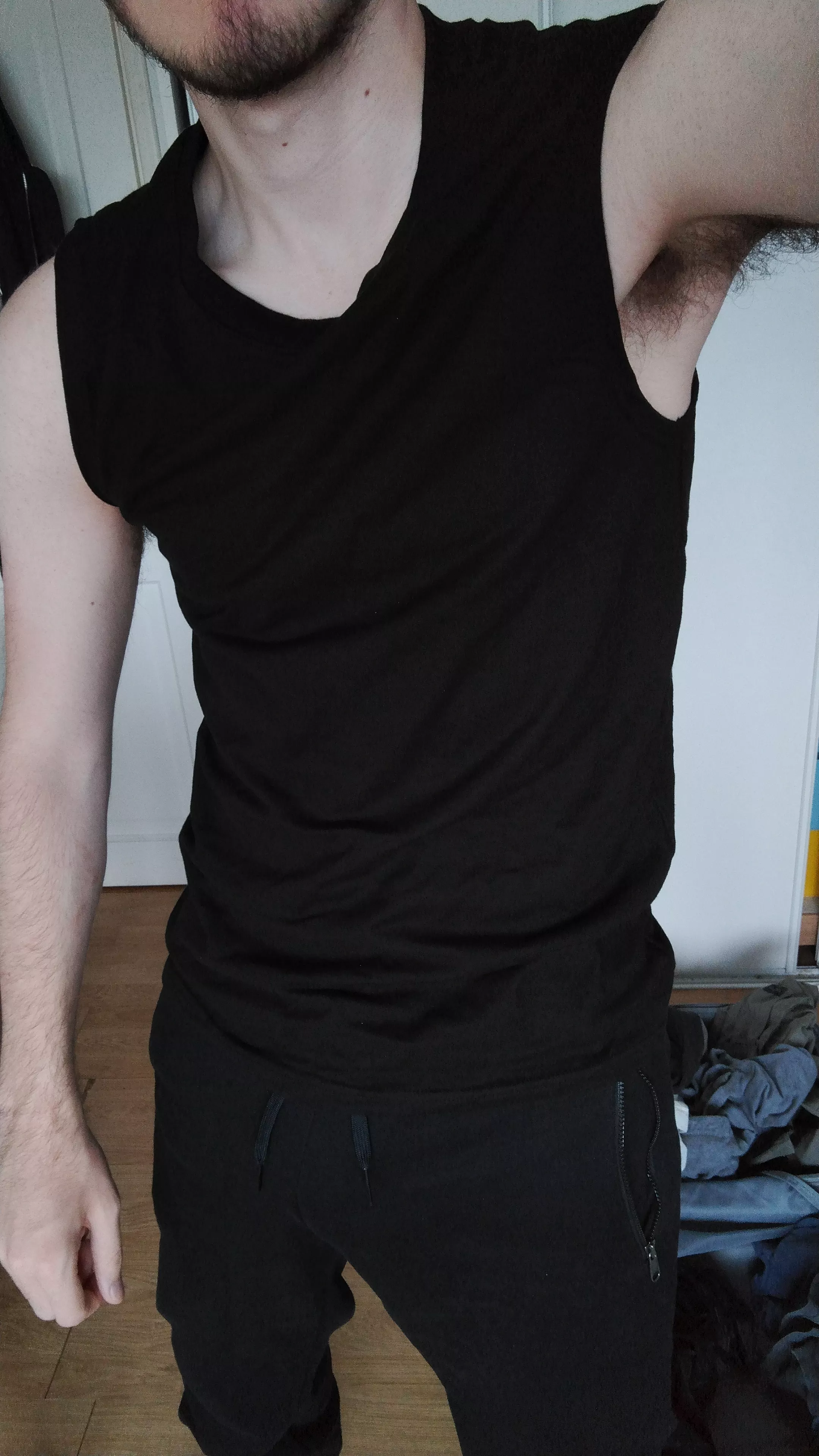 New shirt to show off my pits in