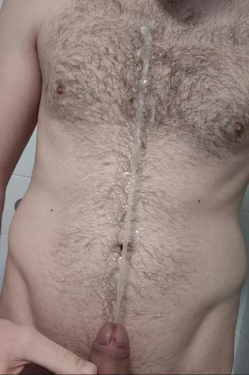 Quick piss before my shower, who wants to join me?