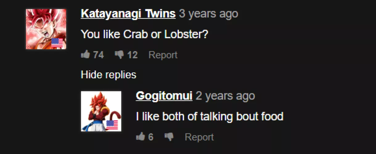 some gentlemen chattering about food