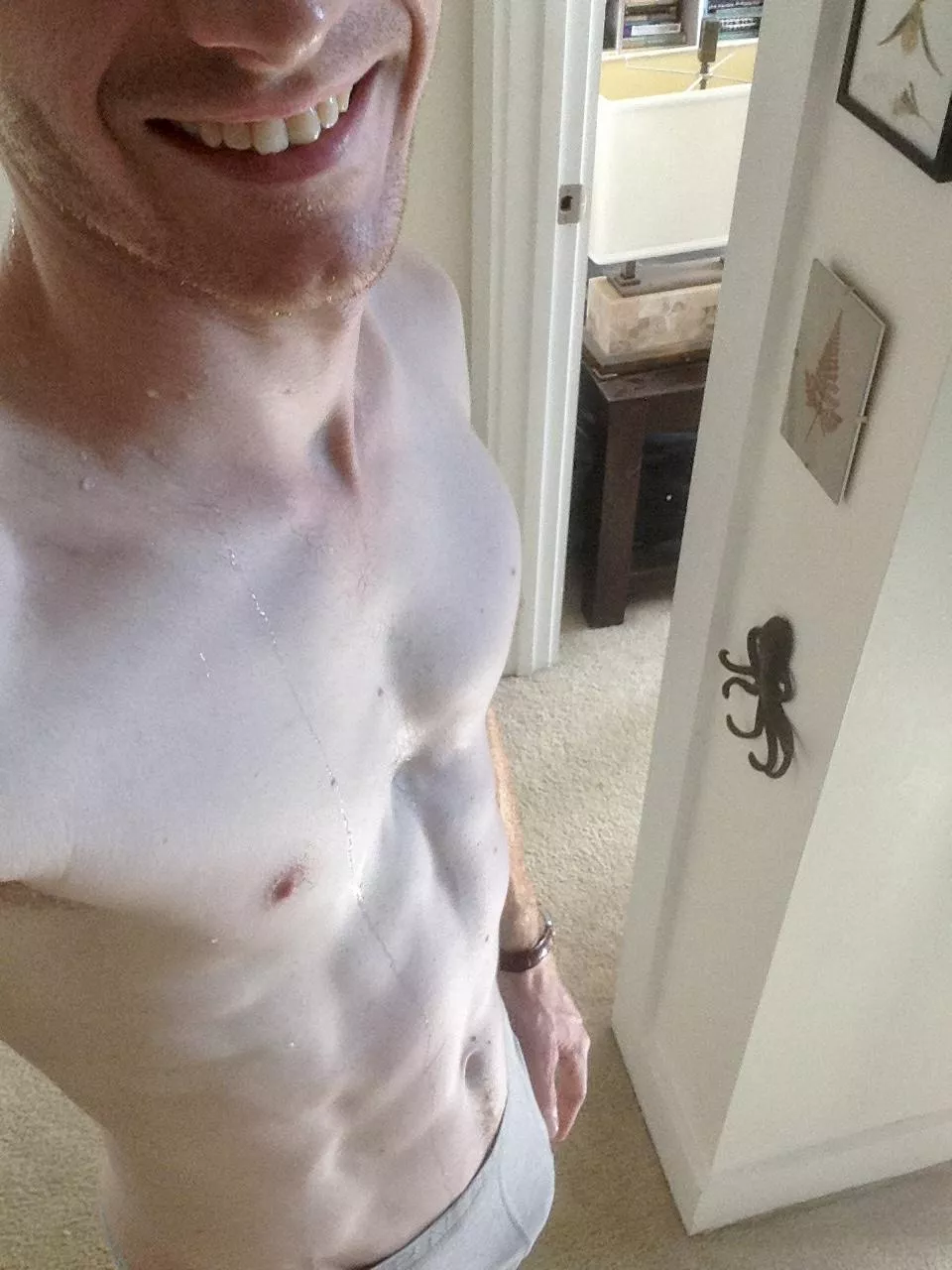 Sweaty workout s[m]ile