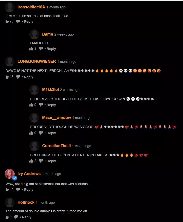 They didn't get to this point in their career based on their basketball skills