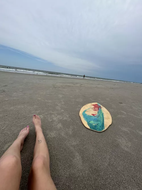 went to the beach today:)