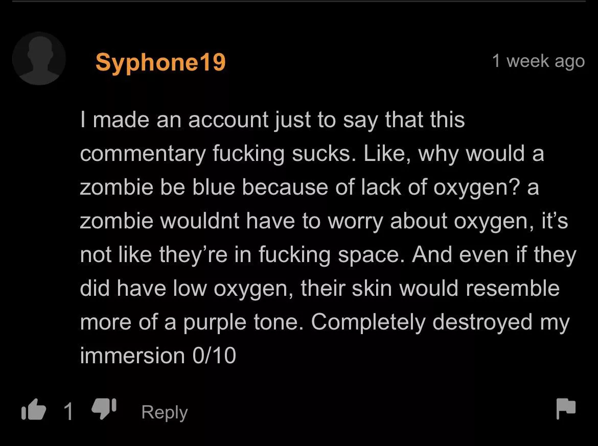 Who tf watches porn for immersion