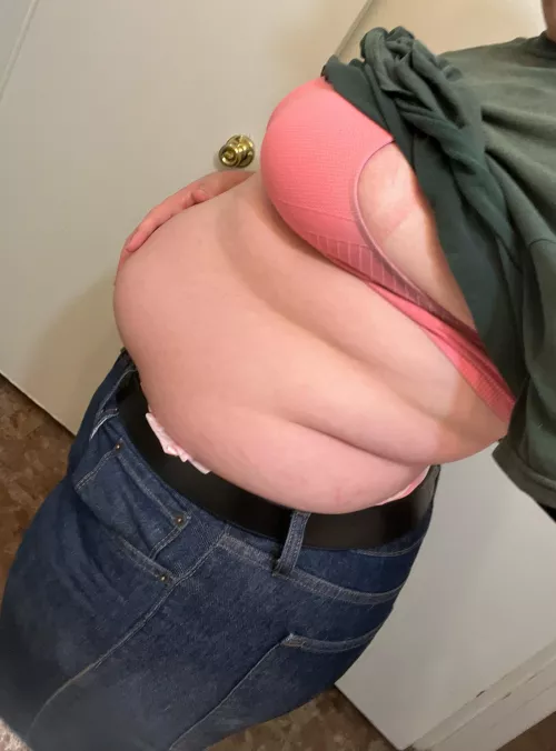 Woof! I really had to work on getting these pants on, what 8 donuts does to a mf