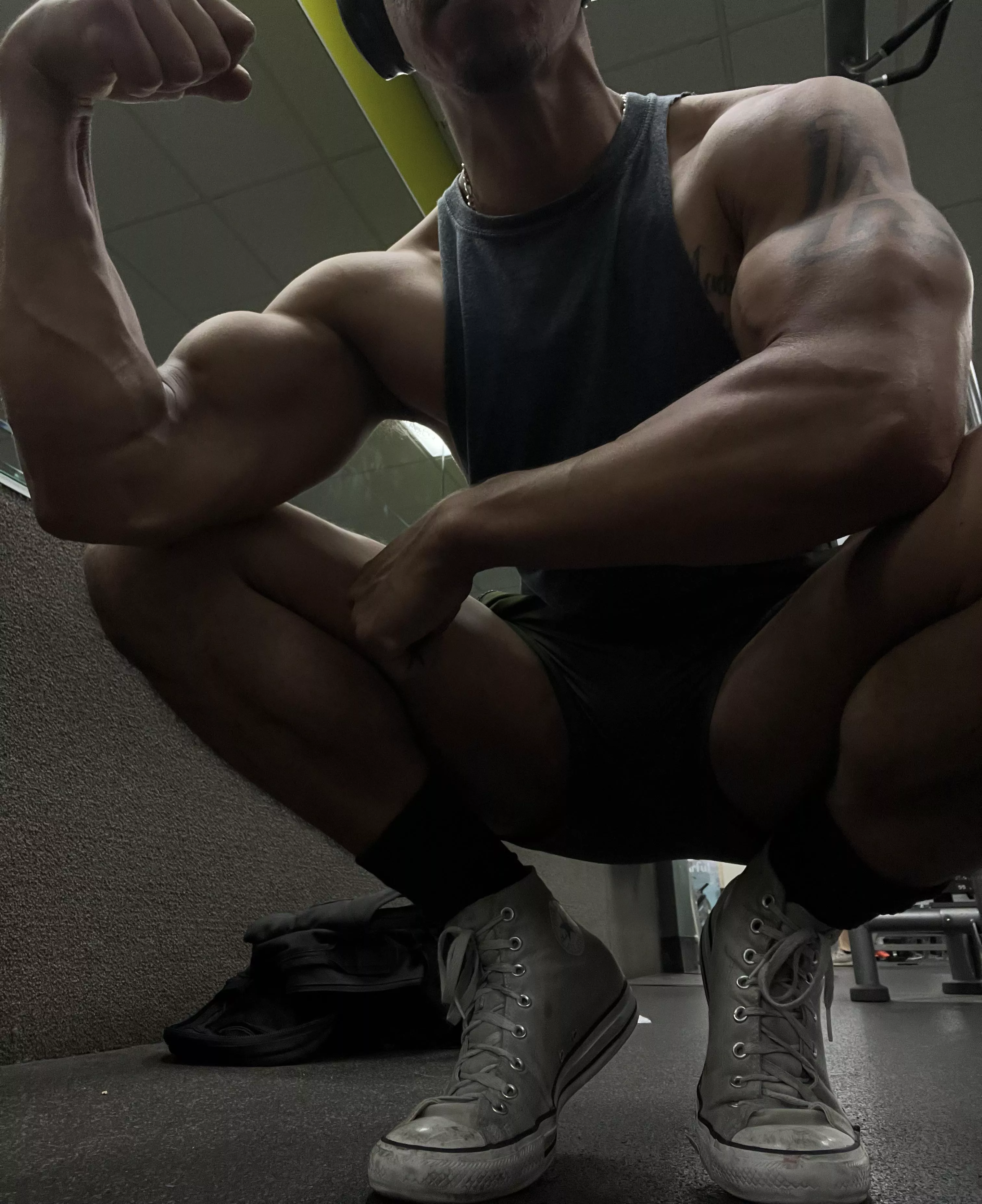 Working to build the outside of my forearms.