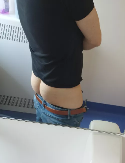 Cheeky one in a bathroom