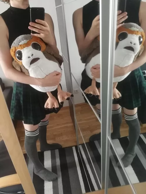 He is shocked seeing his first femboy!