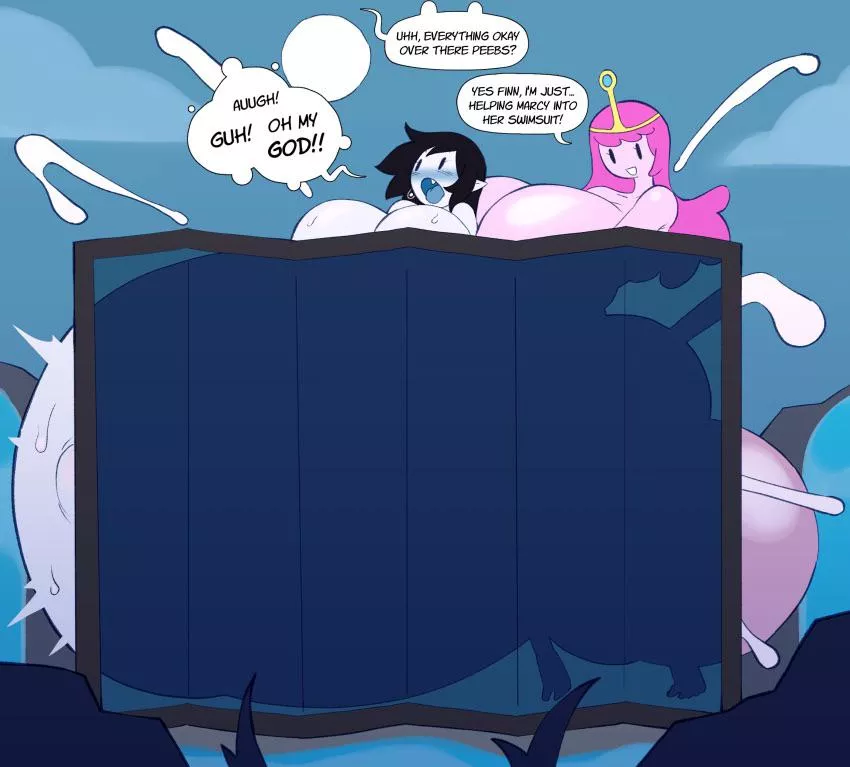 [H/F] helping into her swimsuit (Angstrom)