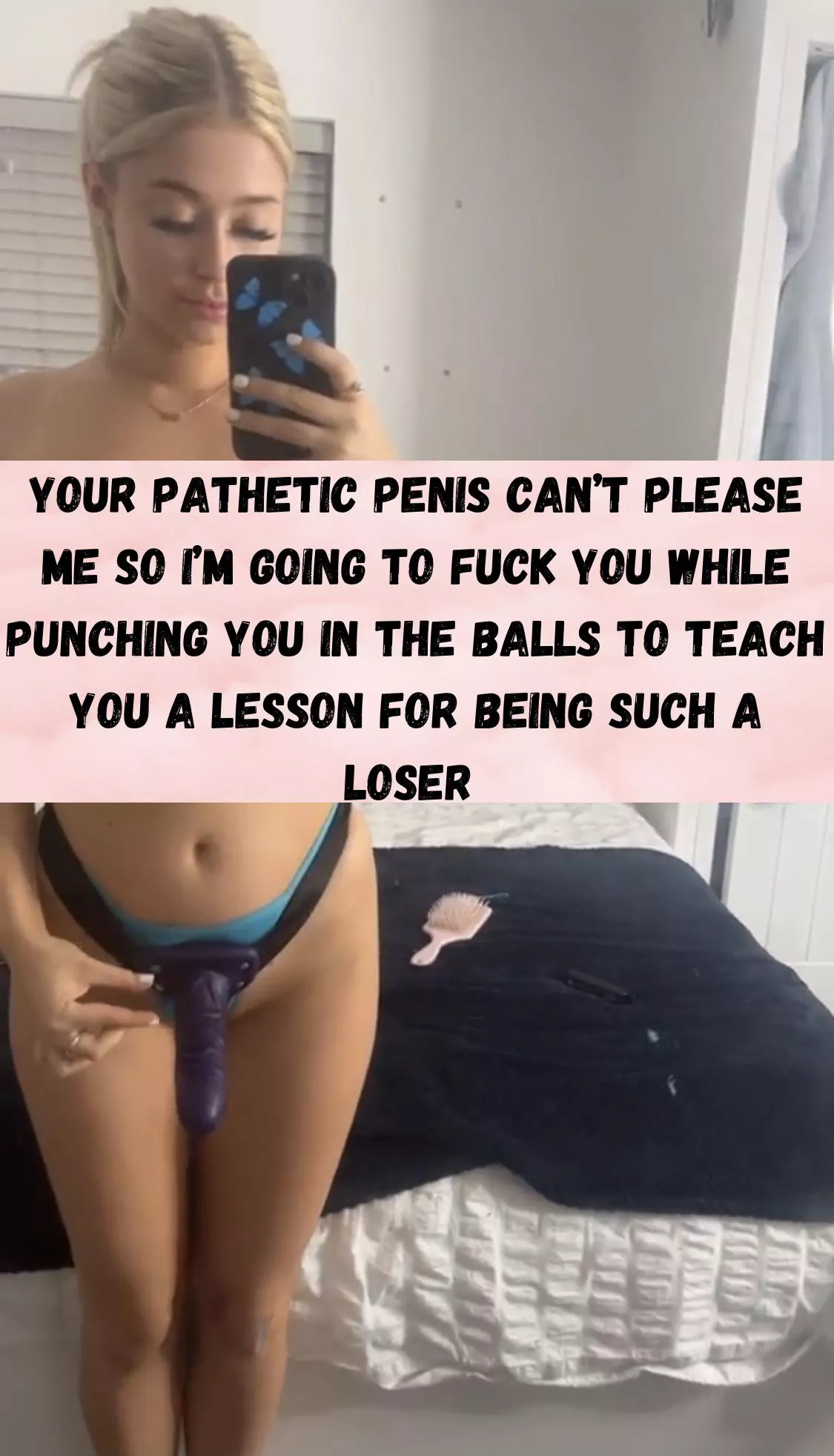 I'm going to fuck every last bit of manhood out of you ! [F19]