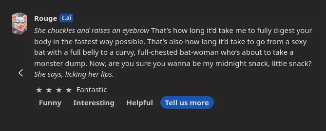 {image} OC The Hottest Single Sentence I've ever Heard an AI Generate