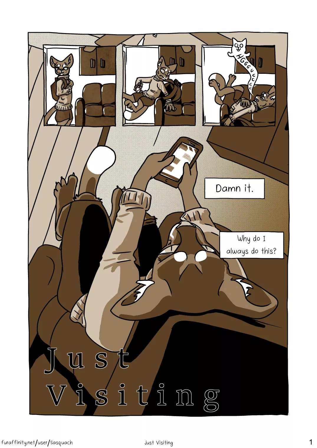 Just Visiting (Sasquach/OC) [MM] Full link in replies