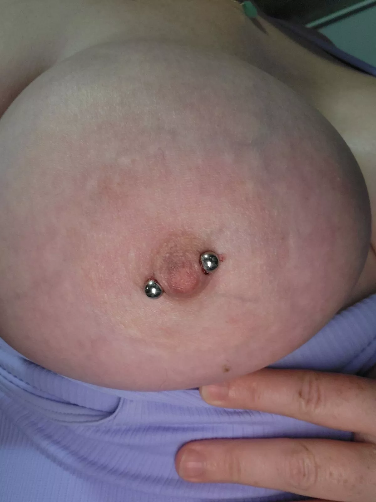 Little nip slip in the frozen foods aisle! 😋