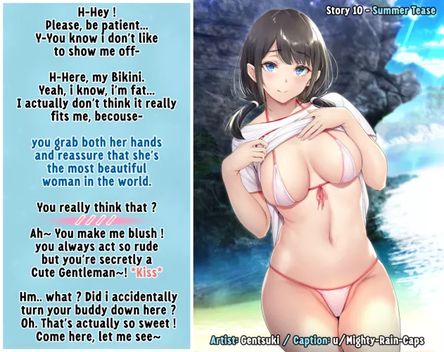 Story 10 - Summer Tease [Wholesome] [Beach] [Bikini] [Vanilla] i love thicc girls.