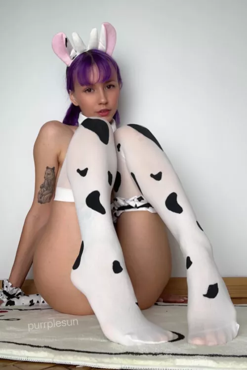 a little shy cow girl