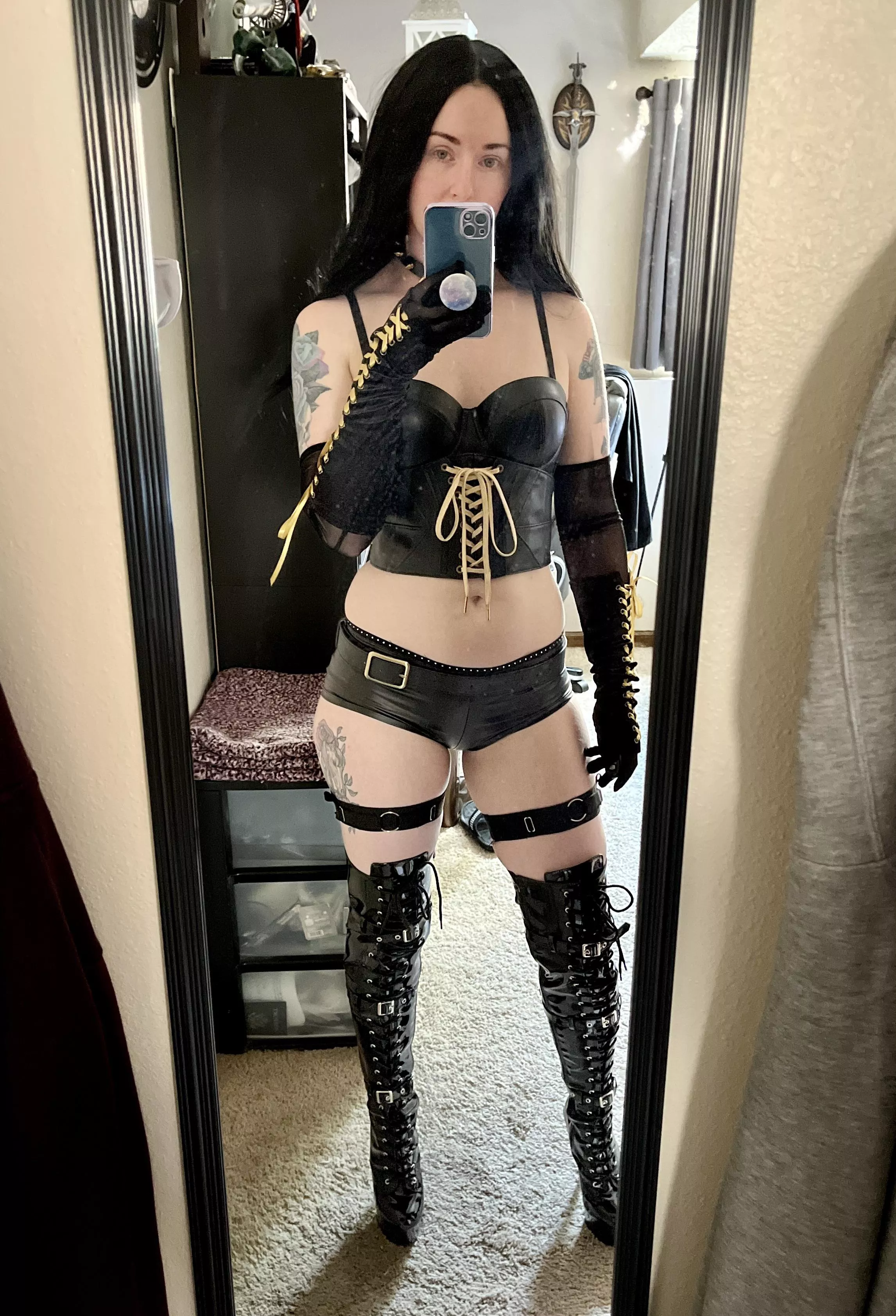 Definitely gonna need help taking all this stuff off if you know what I mean