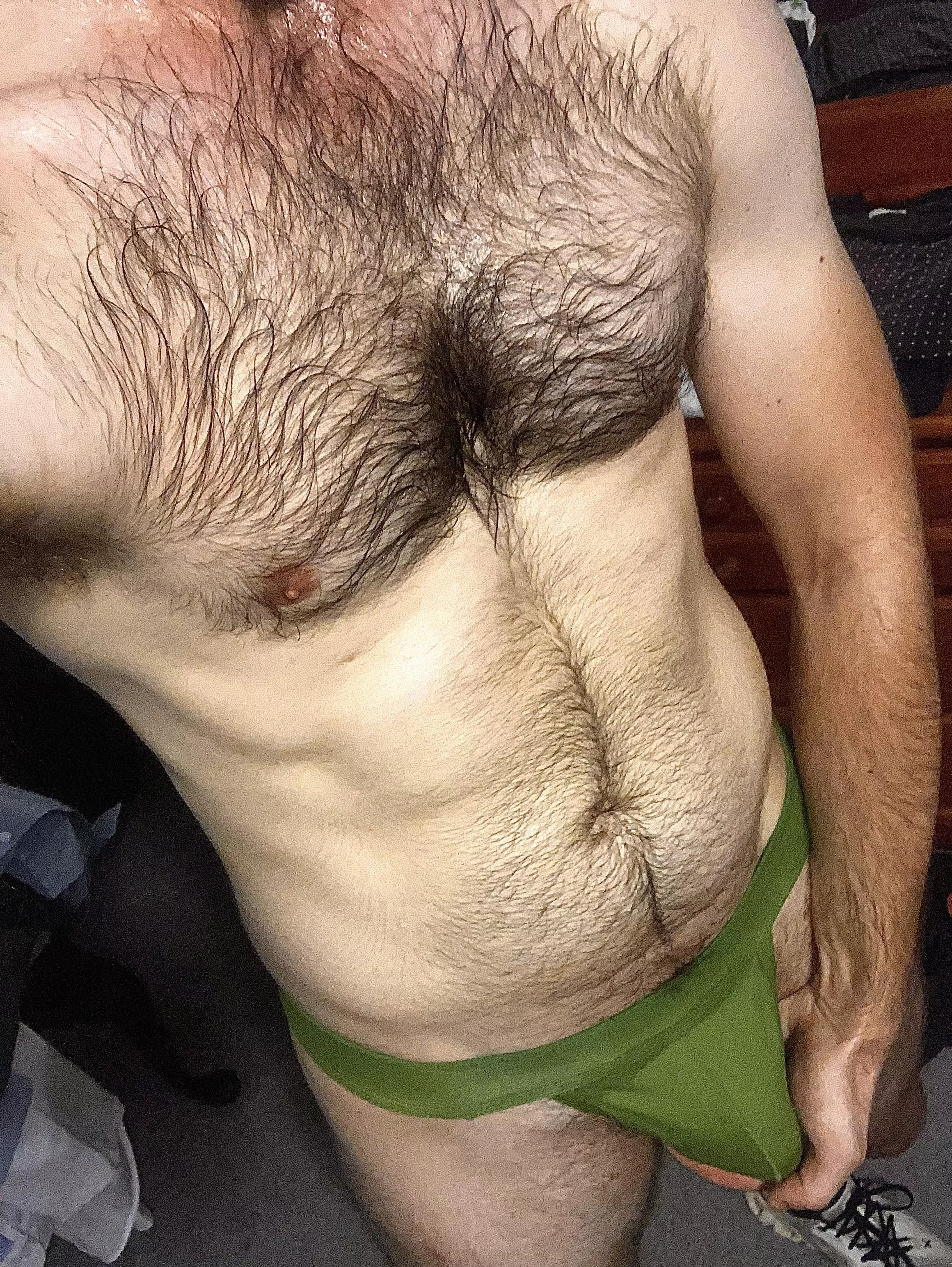 Dripping wet post run