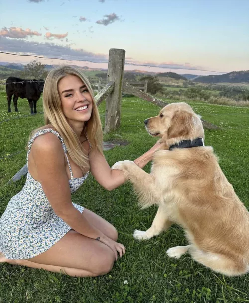 Jade with her golden