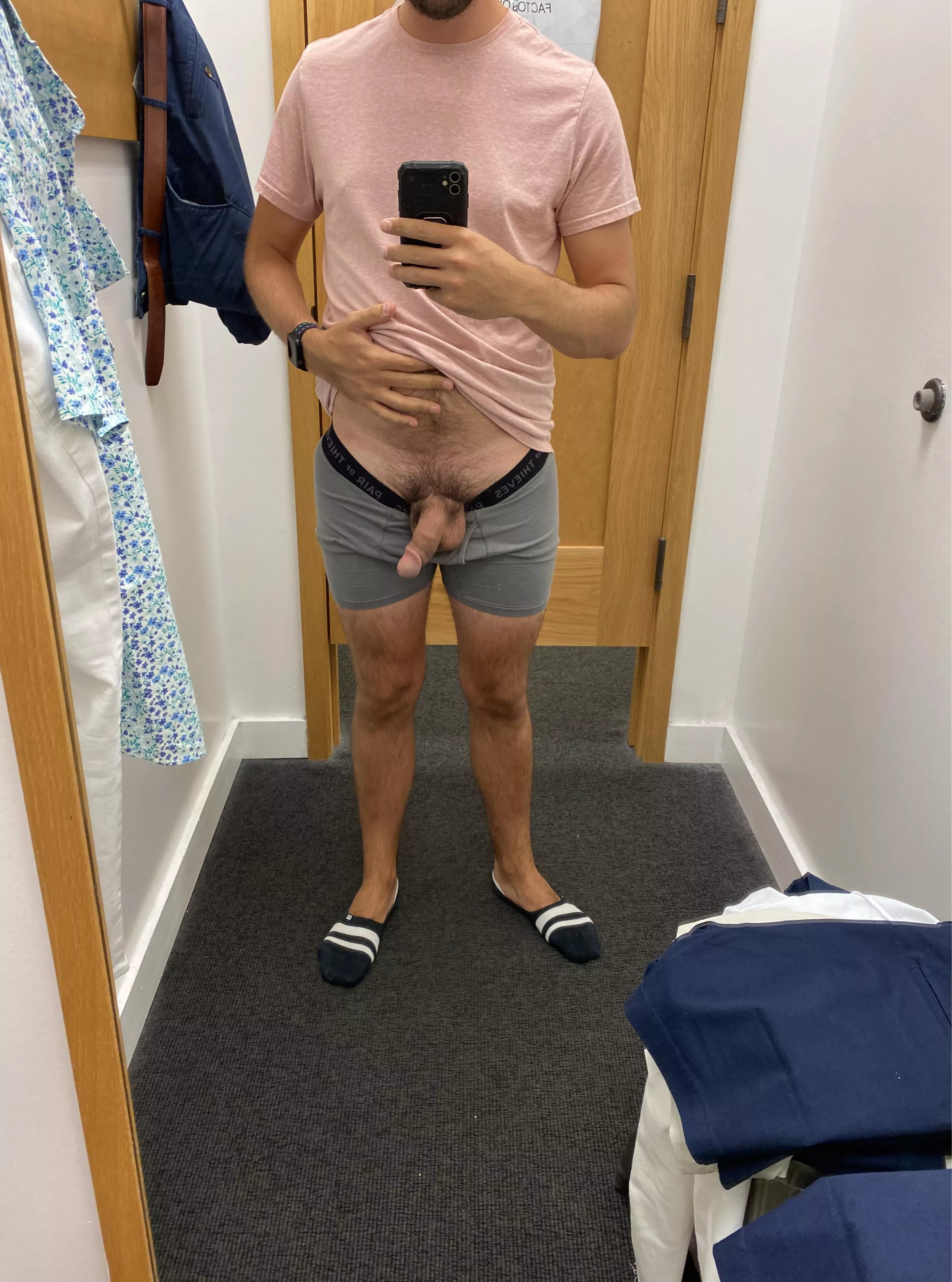 Join me in the fitting room to help with my softie (31).