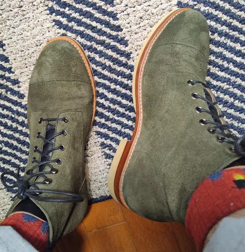 Junkard Indonesia green roughout boot