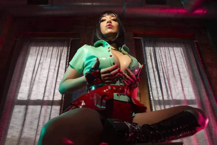 Latex mommy will take goooood care of you don't worry