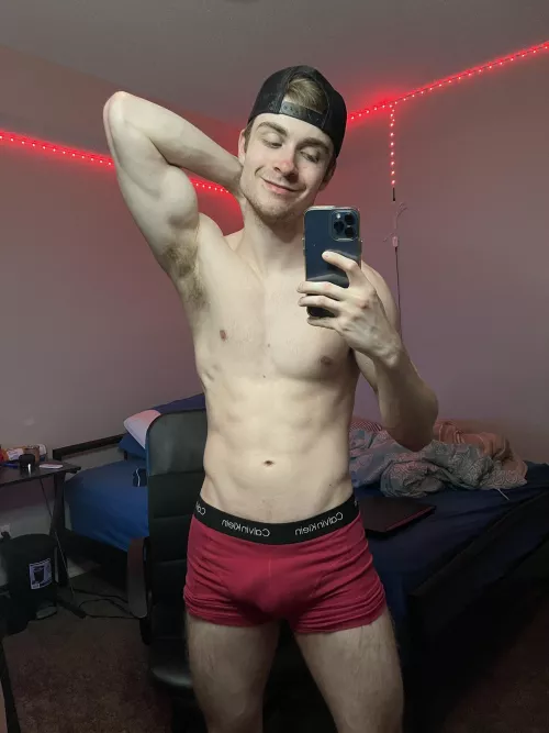 Like these red Calvin’s?