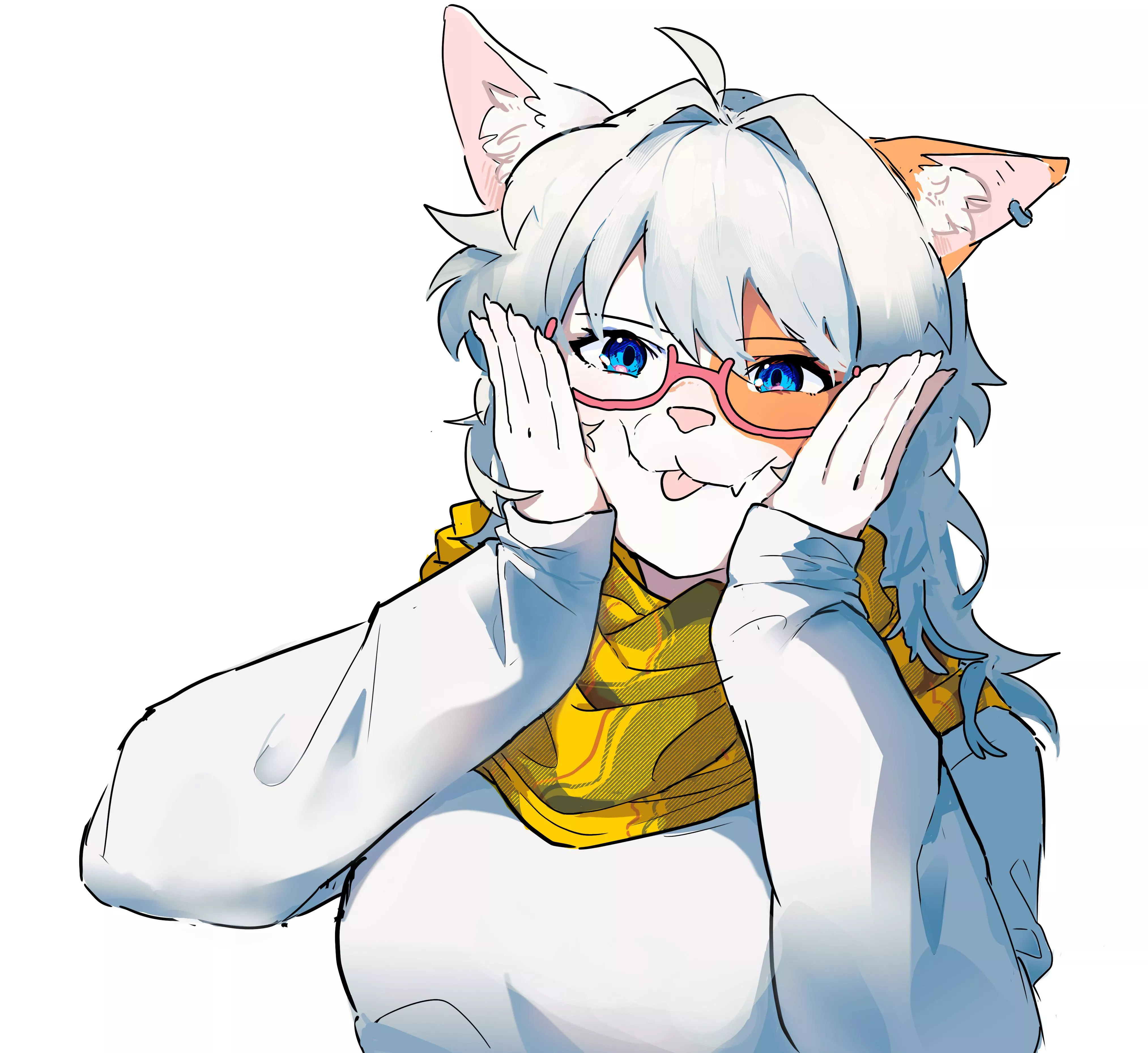 my OC Lily with her winter outfit