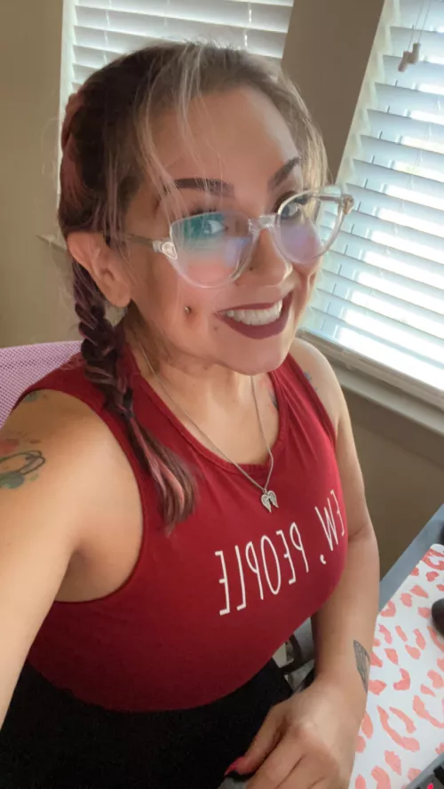 Smiling because I work from home and these customers can’t see my eye rolls