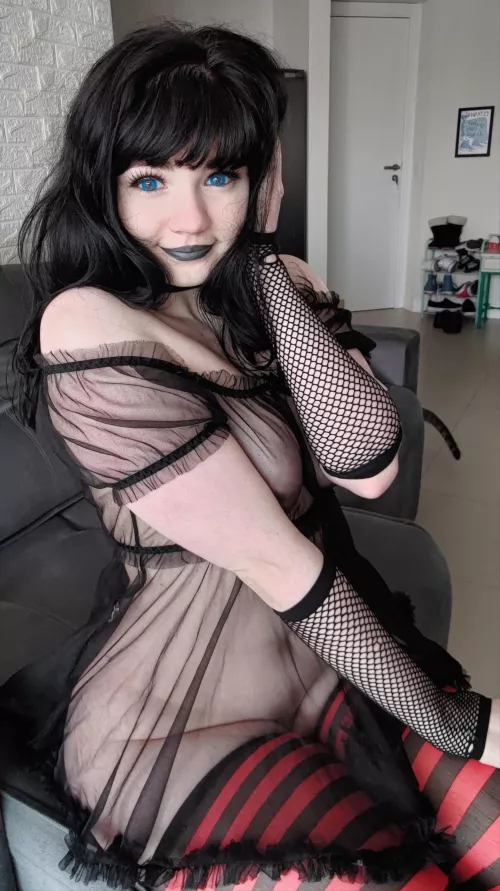 Someone asked for more pics of me as Mavis! Here it is!