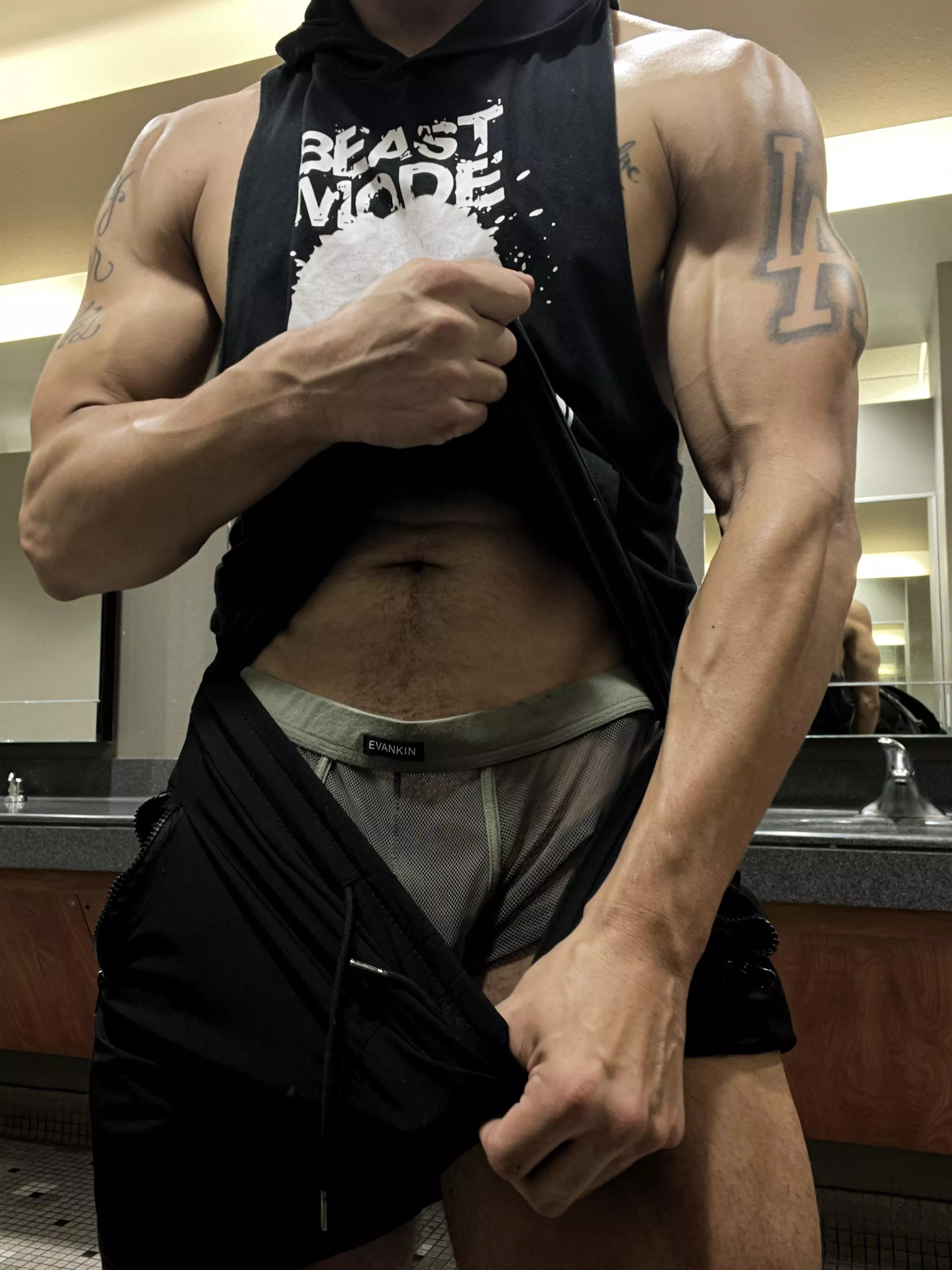 They were drenched in sweat