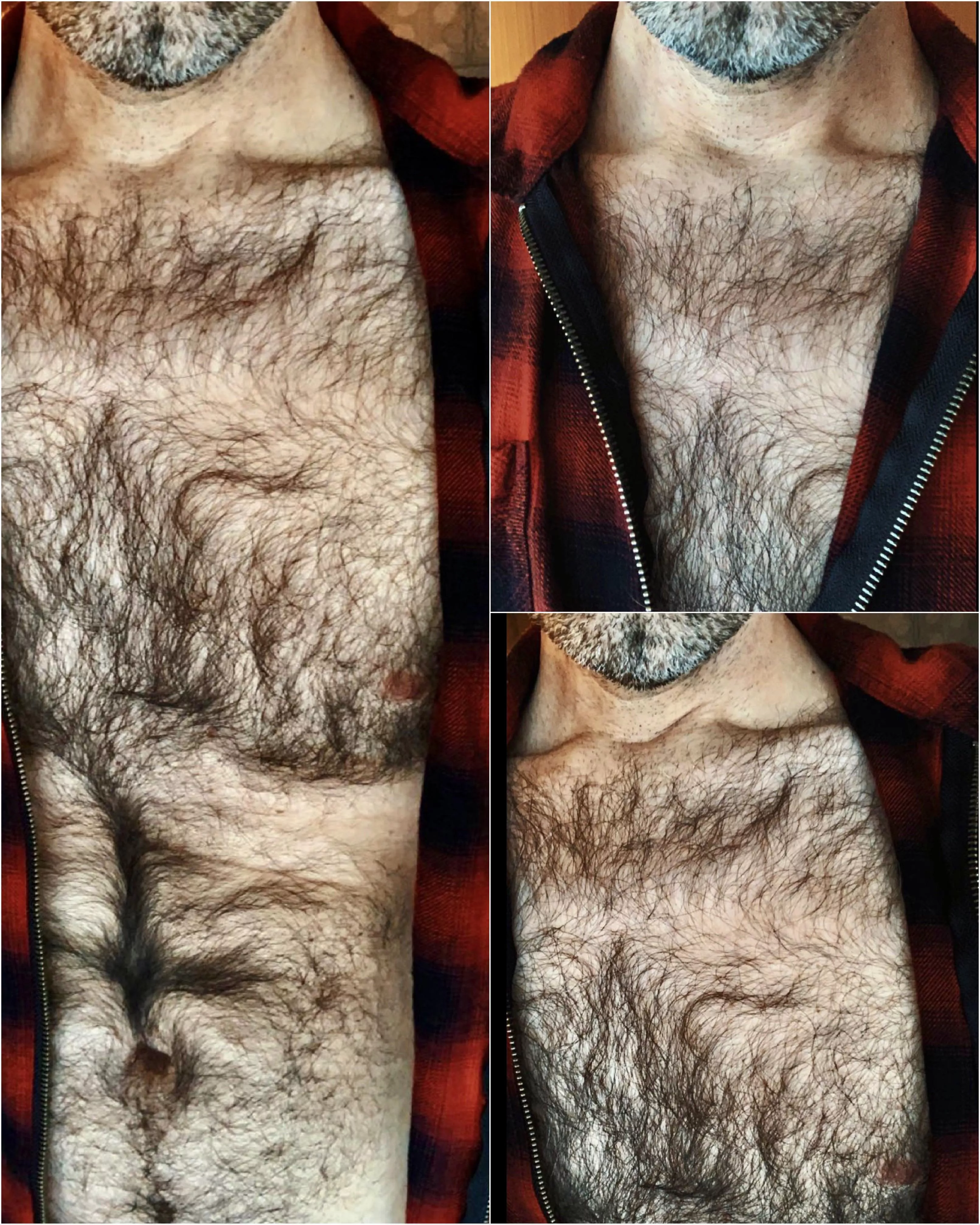 You never know what a bloke's hiding under his shirt...