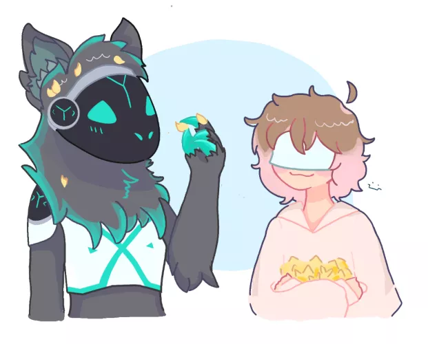 A drawing my gf did for me :3