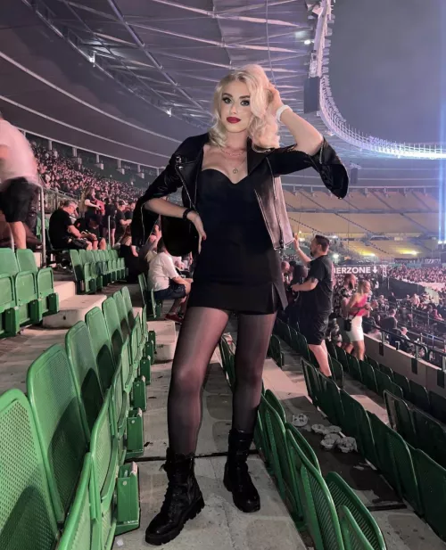 At the concert