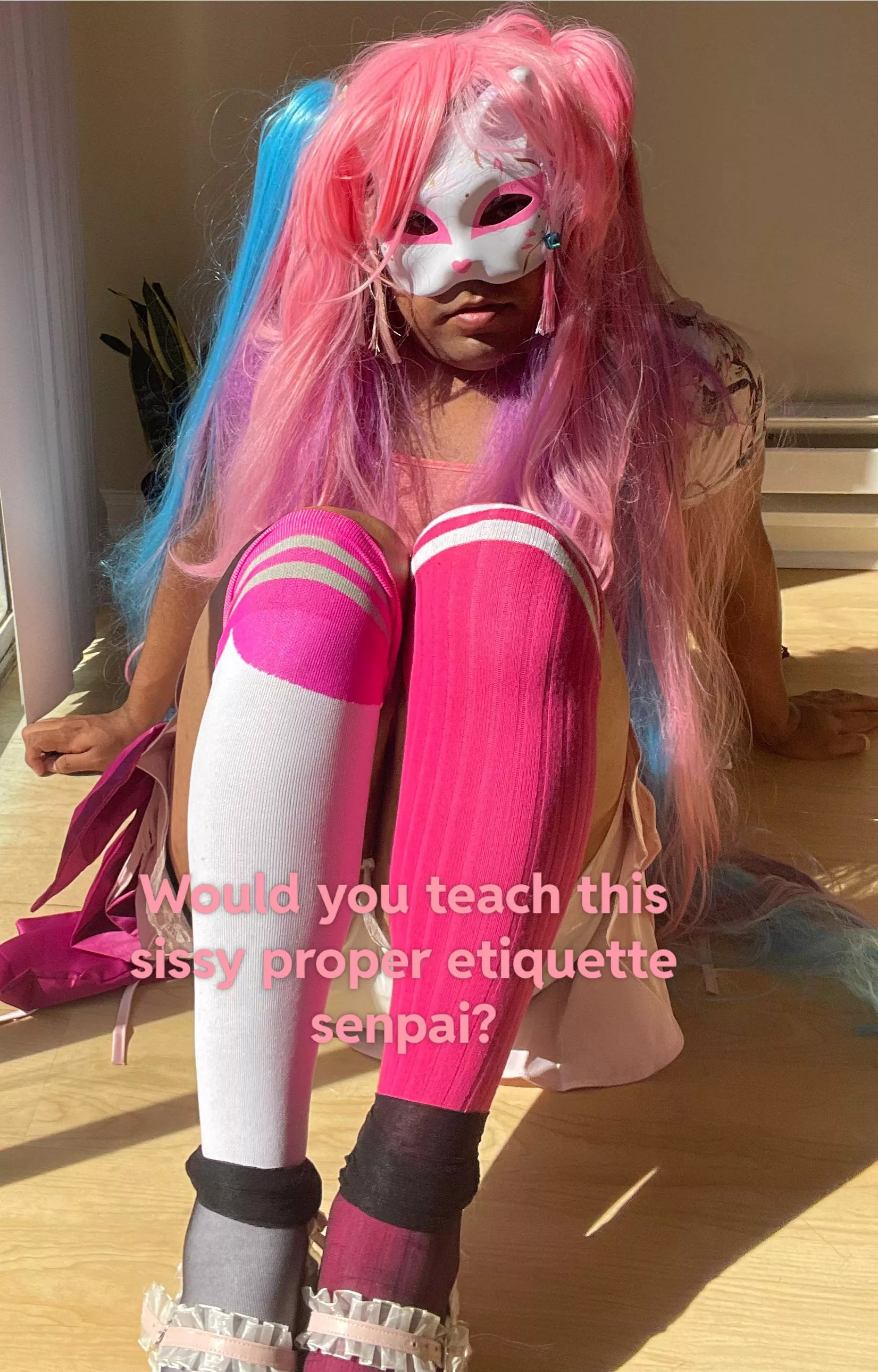 Feeling like an anime character