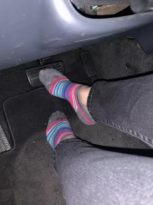 Felt so good to take my shoes off and go for a drive in these.