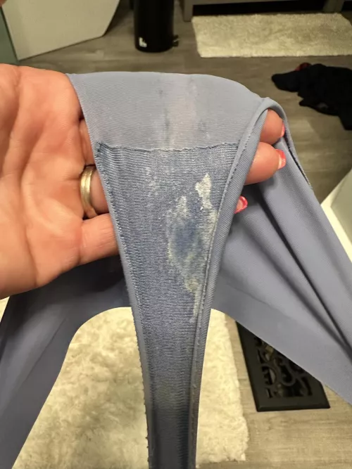 He teased me this morning and I’ve been soaked the rest of the day