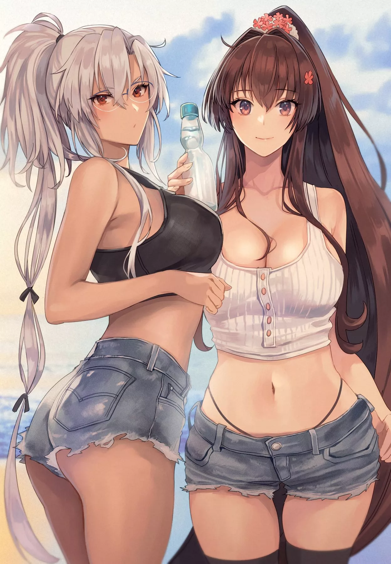 Musashi and Yamato [Kancolle]