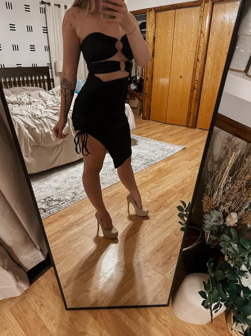 Now why would I be wearing panties under this dress …