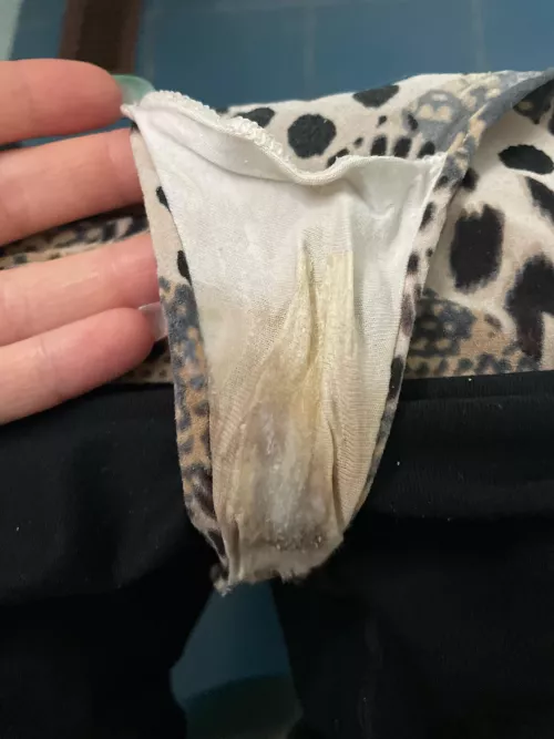 Period stained panties ready to be smelled