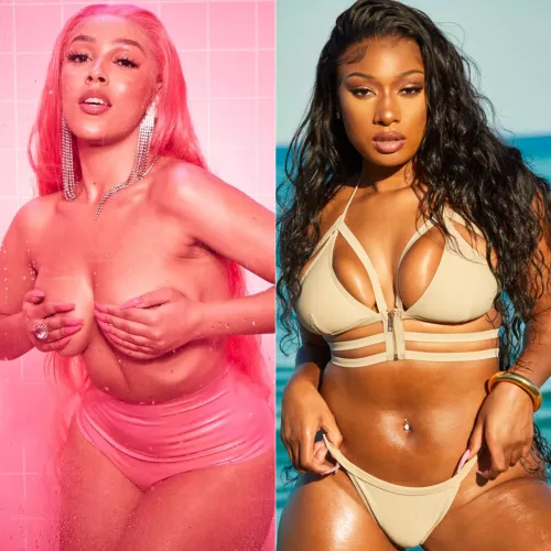 Smash one. Pass one. Doja or Meg? Going off them looking the absolute best they can look.