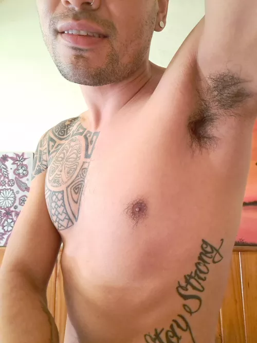 you come for these hairy armpits?